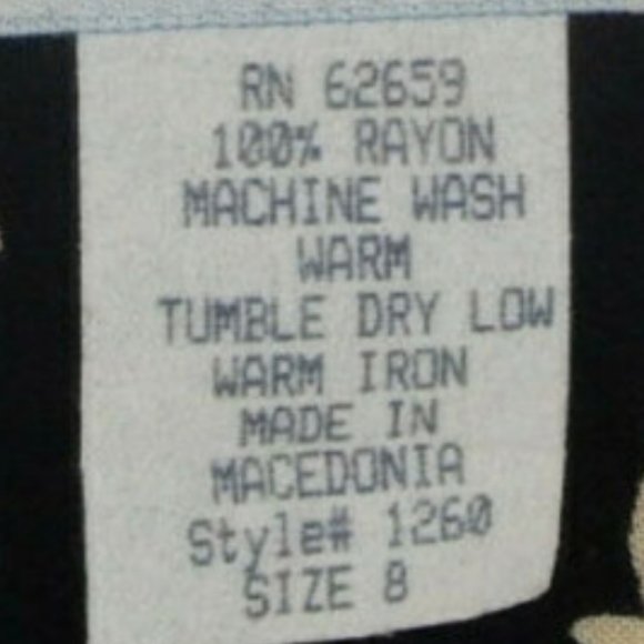 Peri Petites Women's Button Front Shirt Size 8 Black Blue Sleeve Shirt (SS062) - Picture 4 of 10